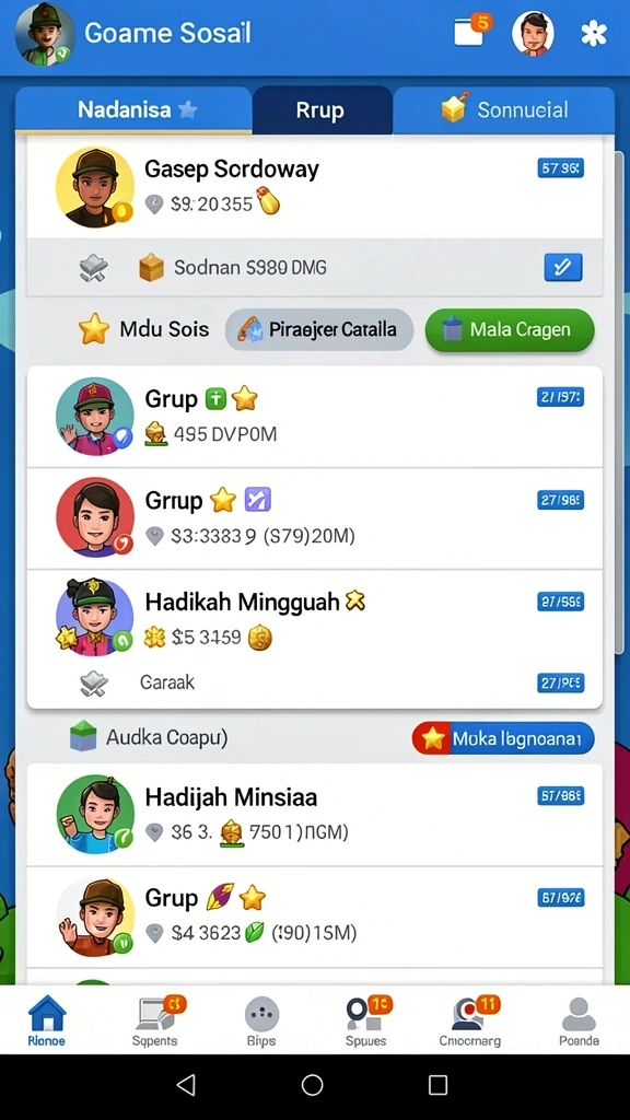 Beragam pilihan permainan menarik dalam aplikasi titan777 APK Versi Terbaru untuk Android 2026.