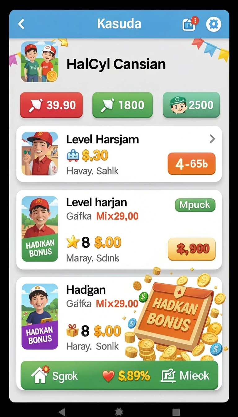 Beragam pilihan permainan menarik dalam aplikasi Aplikasi v678 Ringan untuk Android.