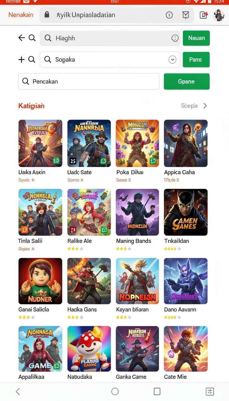 Beragam pilihan permainan menarik dalam aplikasi katakwin Versi Terbaru untuk Android Tanpa Ribet.